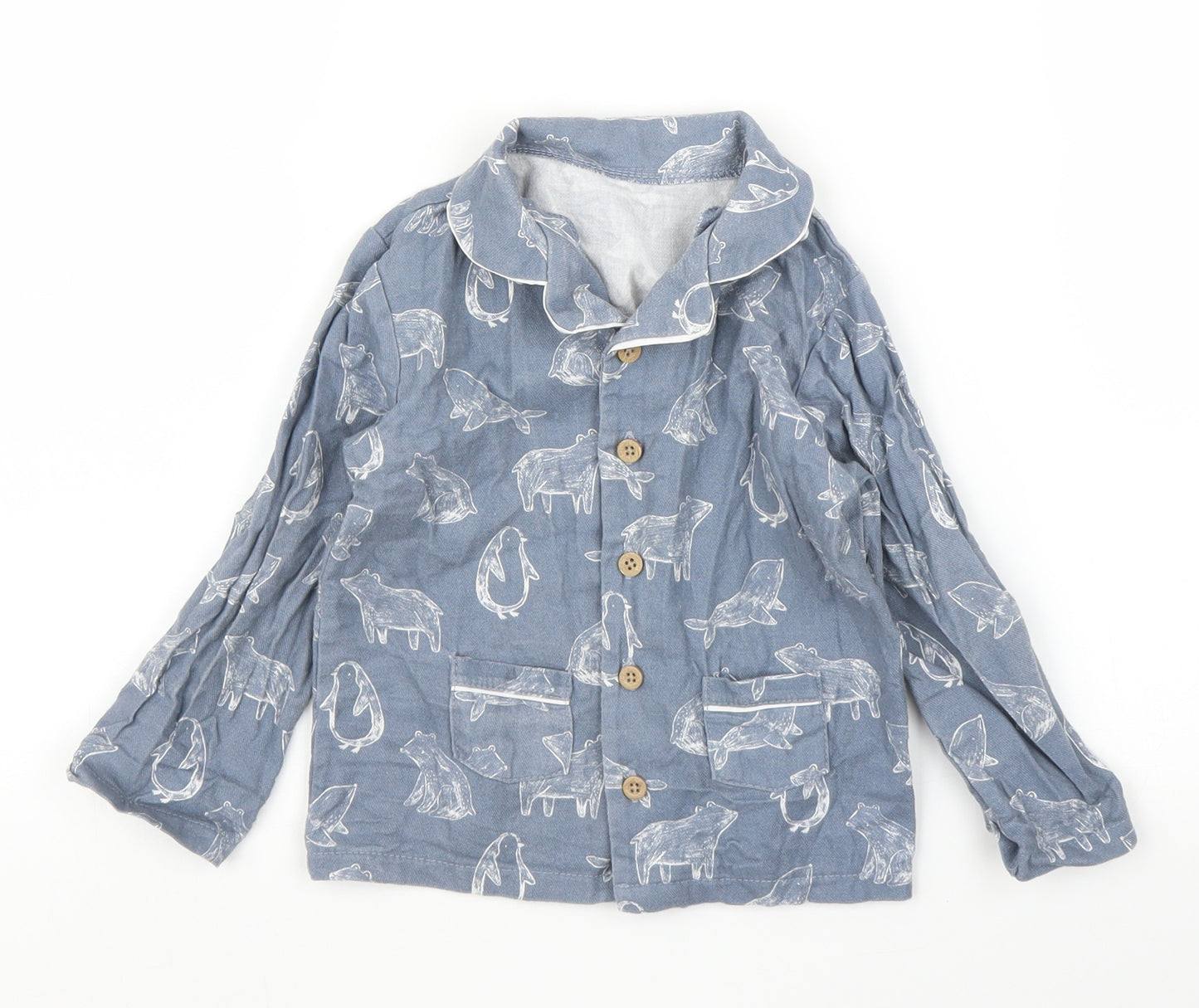 TU Baby Blue   Basic Button-Up Size 18-24 Months