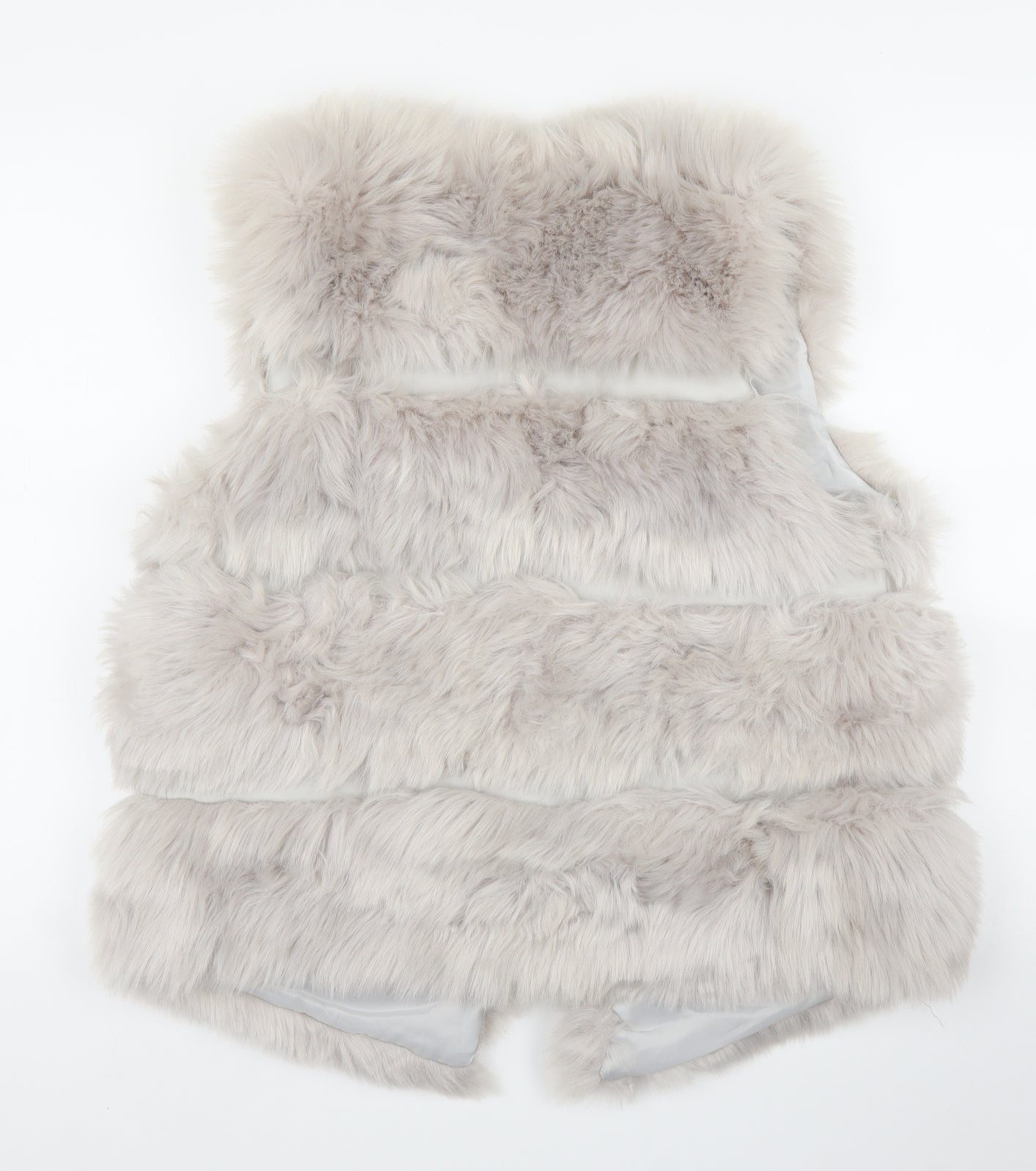 New Look Womens Grey   Gilet Coatigan Size M