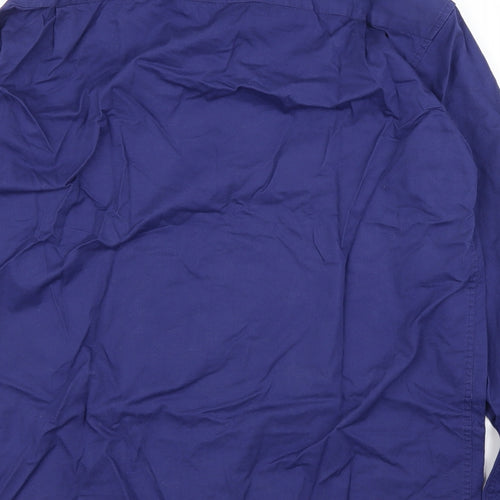 Lakes Edge Mens Blue    Button-Up Size L