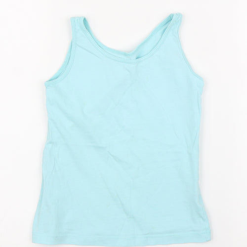 Primark Girls Blue   Basic Tank Size 7 Years