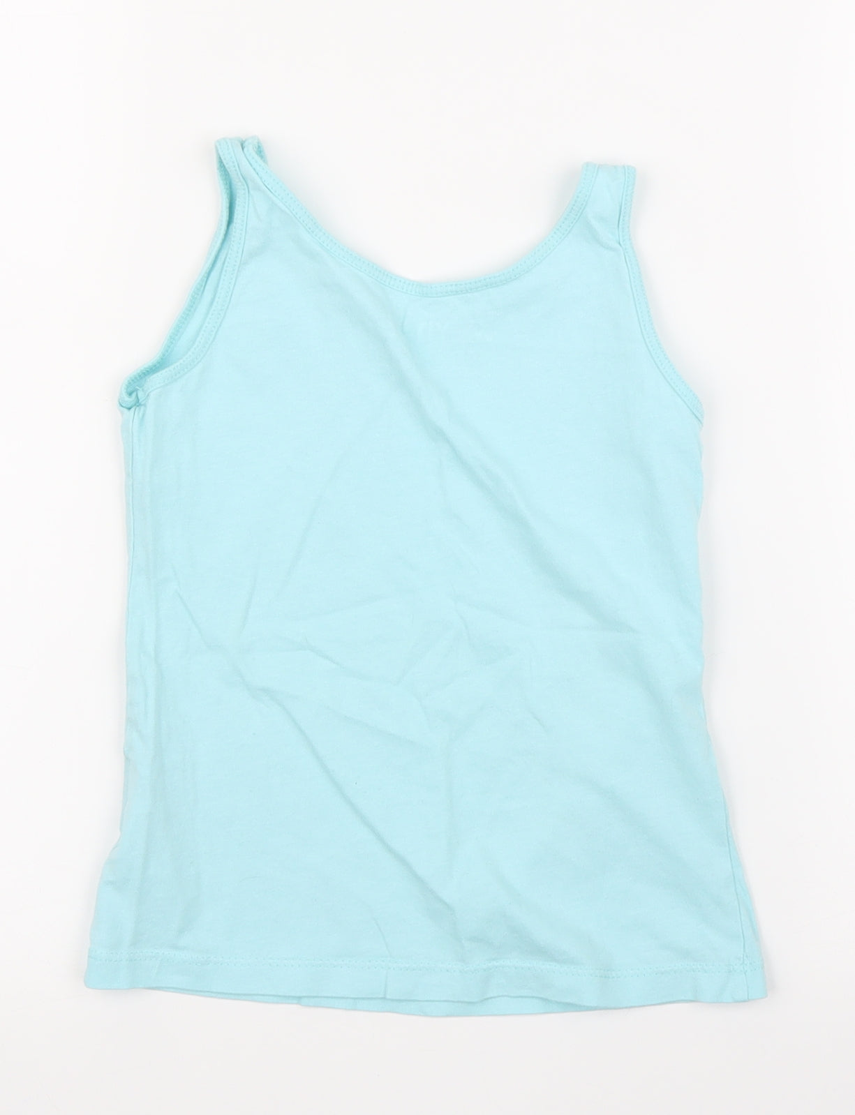 Primark Girls Blue   Basic Tank Size 7 Years
