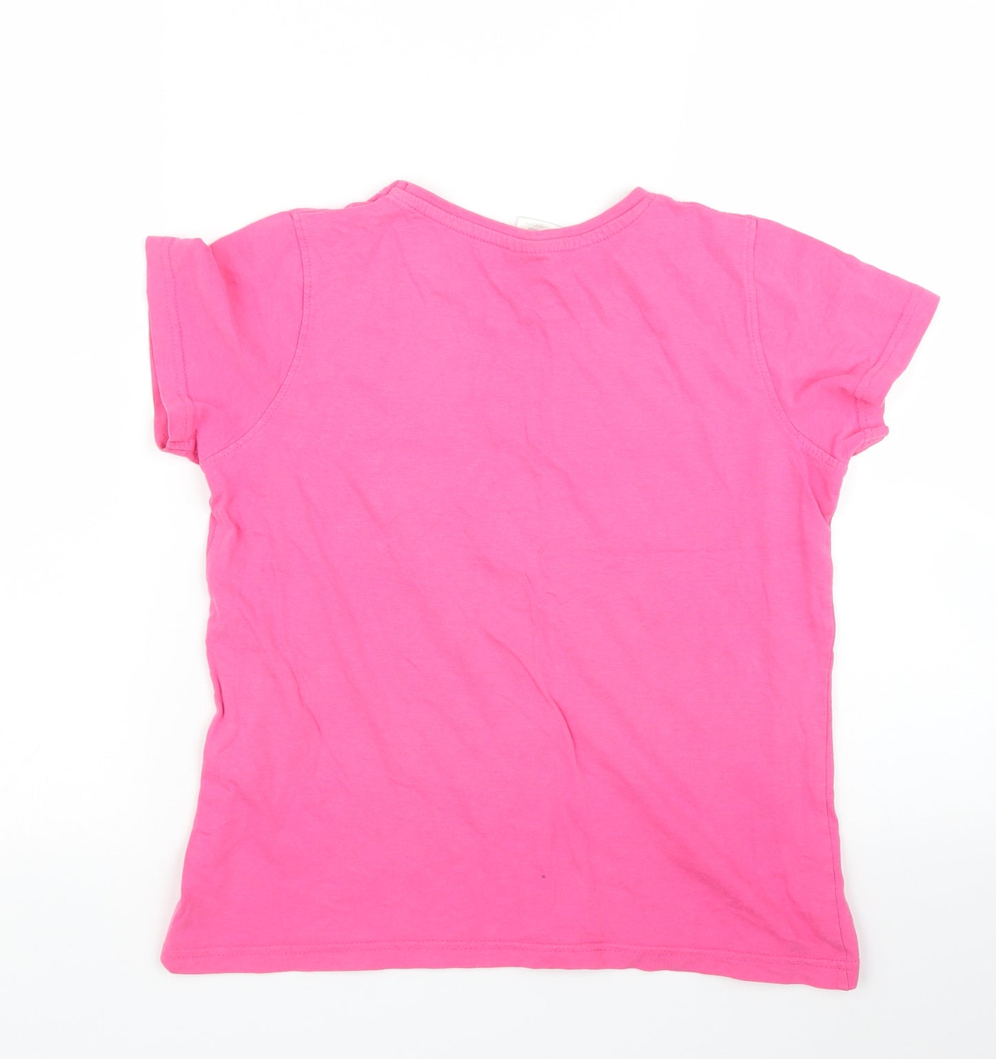 Crane Girls Pink Animal Print  Basic T-Shirt Size 11 Years