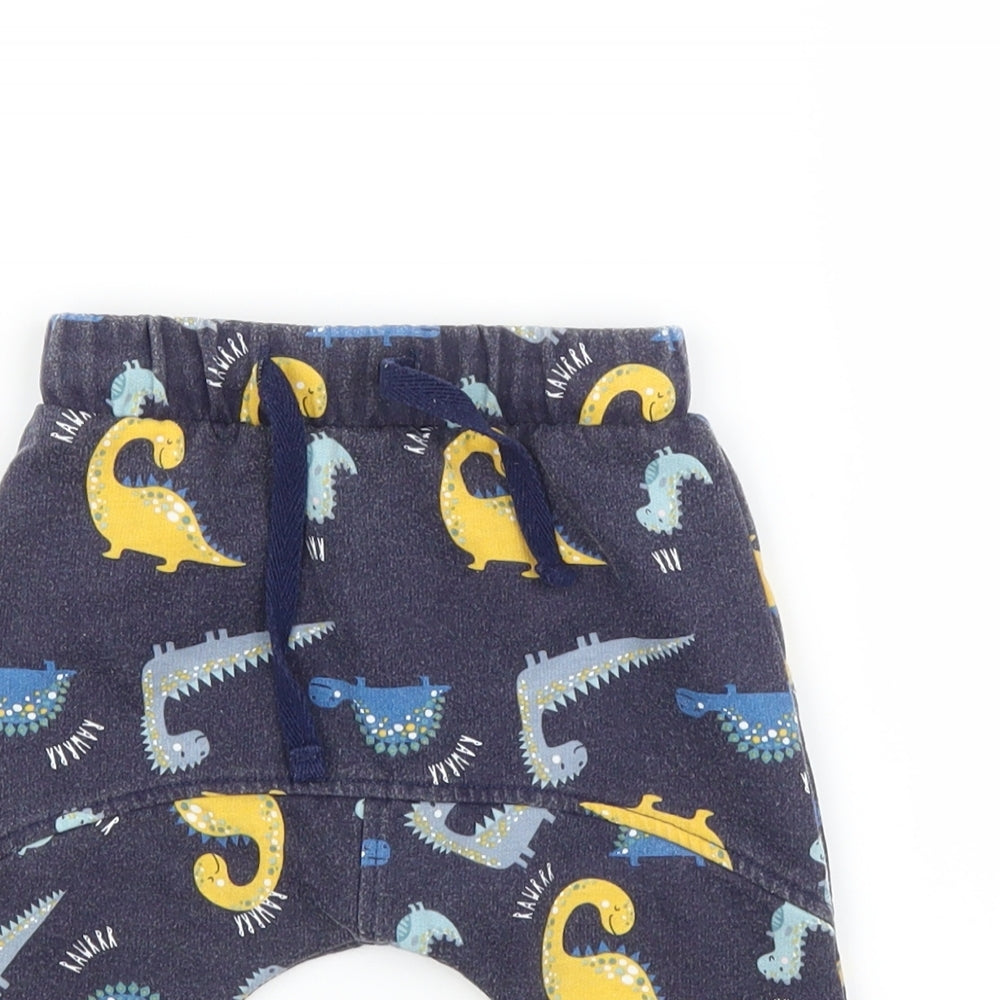 Lily & Dan Baby Blue   Capri Leggings Size 3-6 Months