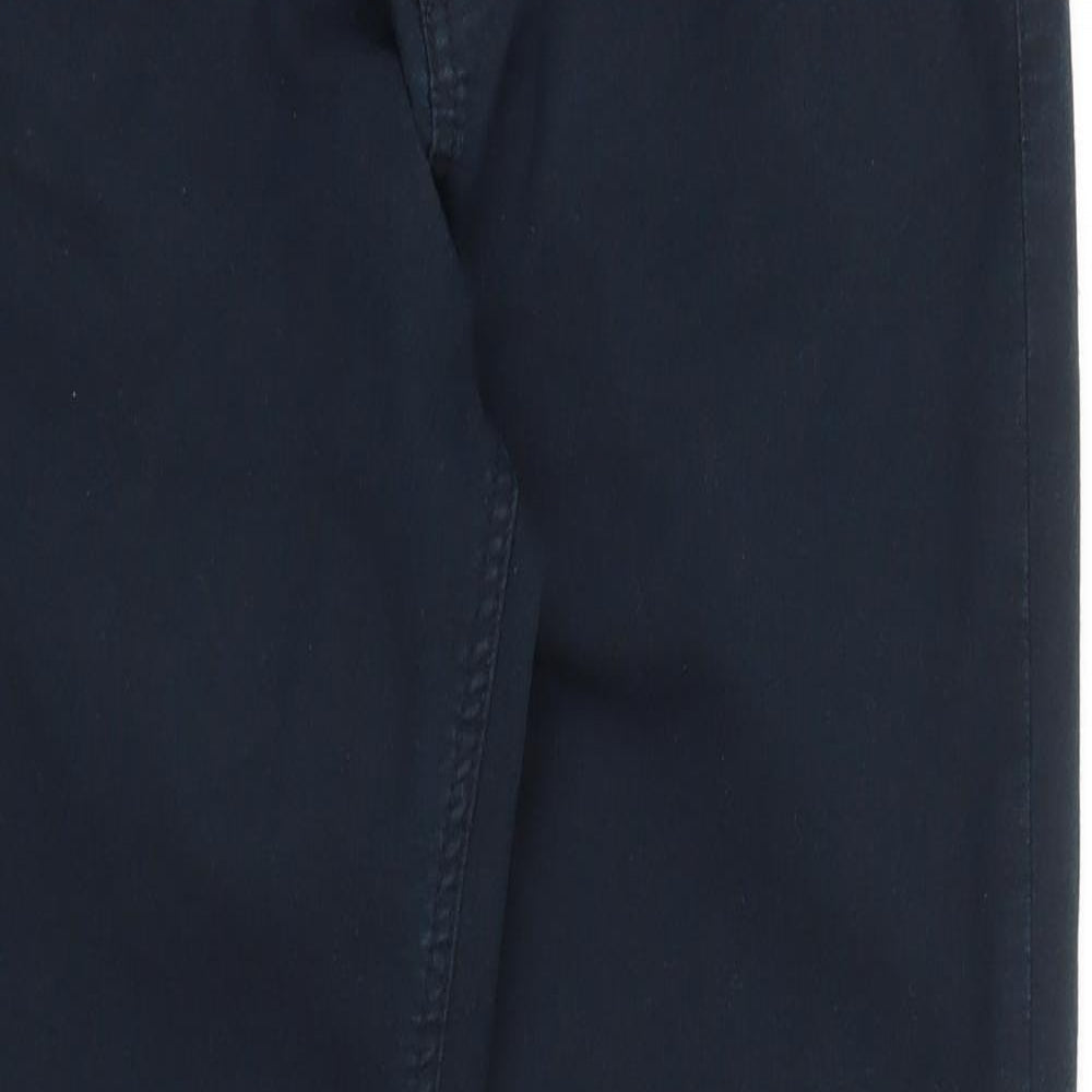 Fat Face Womens Blue   Chino Trousers Size 14 L28 in