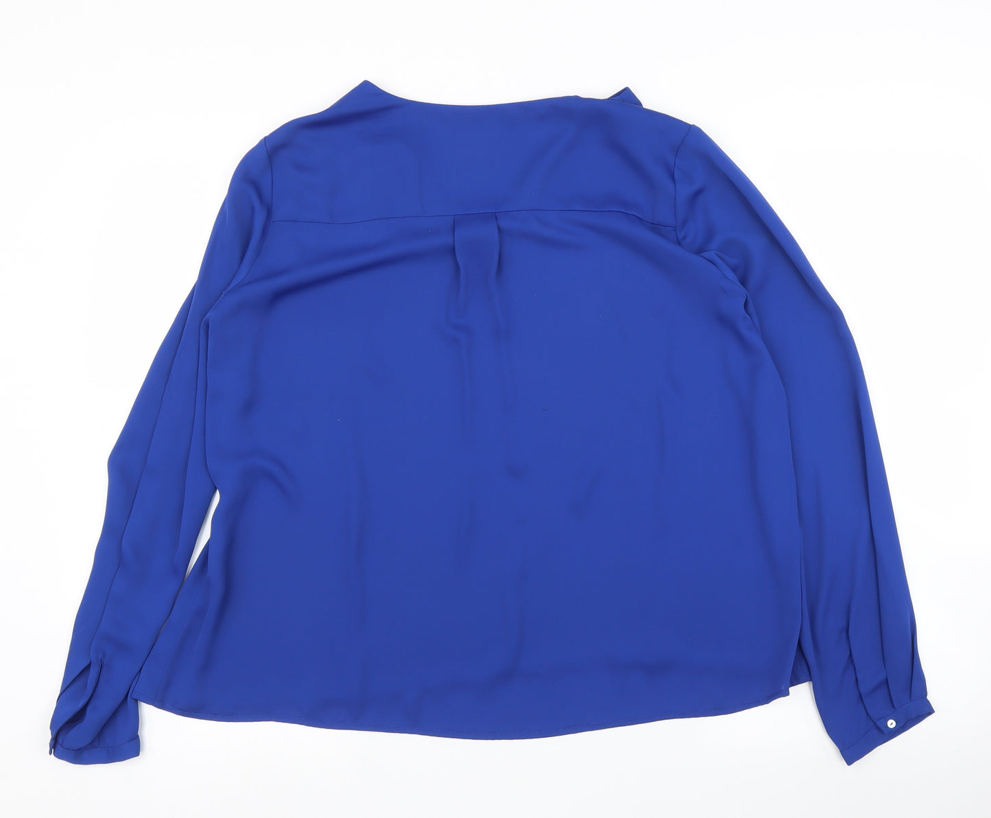 Mango Womens Blue   Basic Blouse Size S