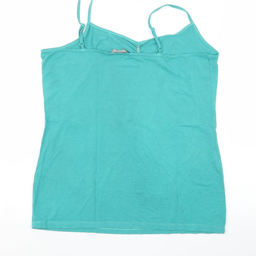 M&S Womens Green   Camisole Blouse Size L