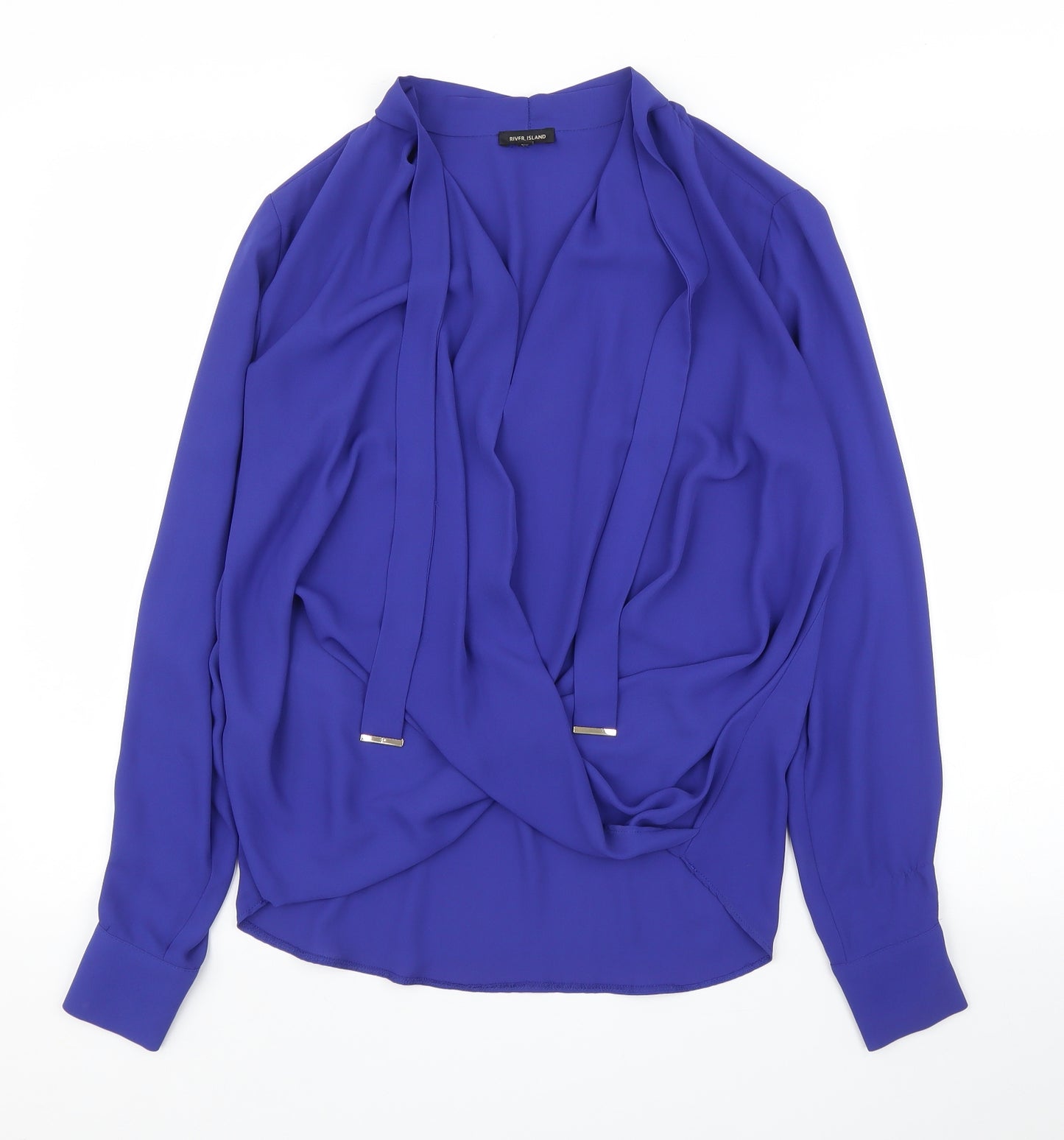 River Island Womens Blue   Basic Blouse Size 6