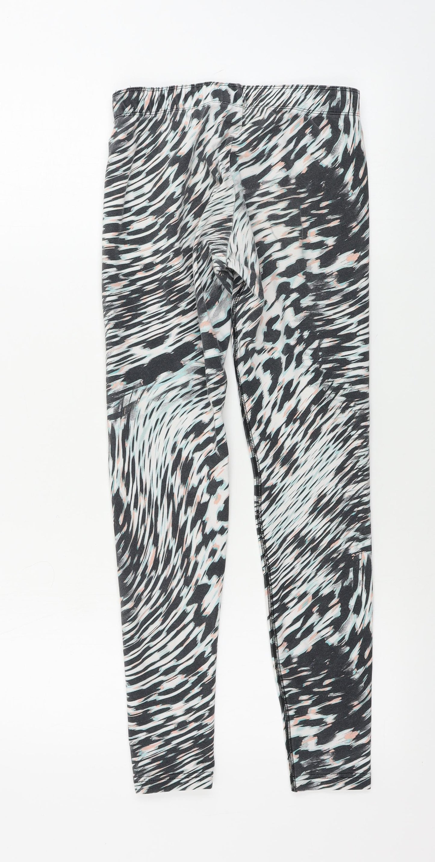Nike  Womens White Animal Print  Jegging Leggings Size S L24 in - gym leggings