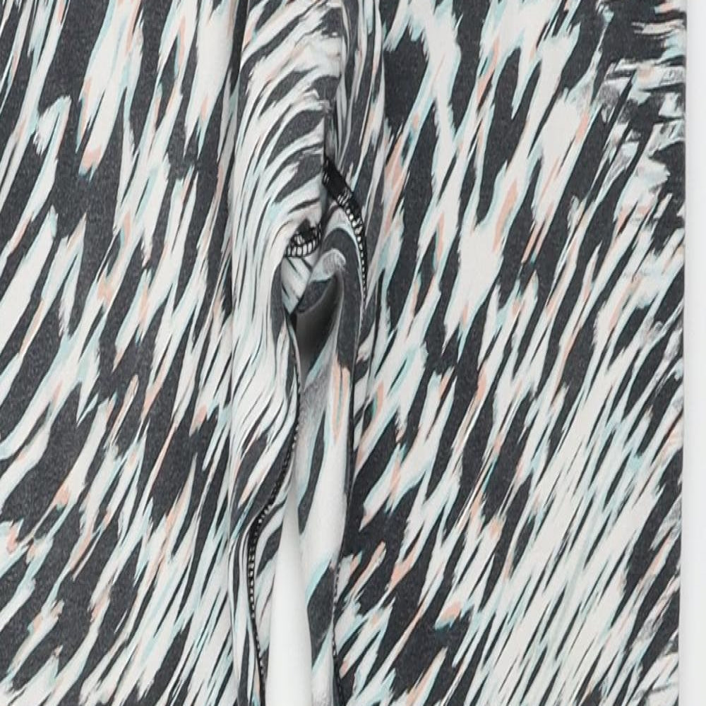 Nike  Womens White Animal Print  Jegging Leggings Size S L24 in - gym leggings