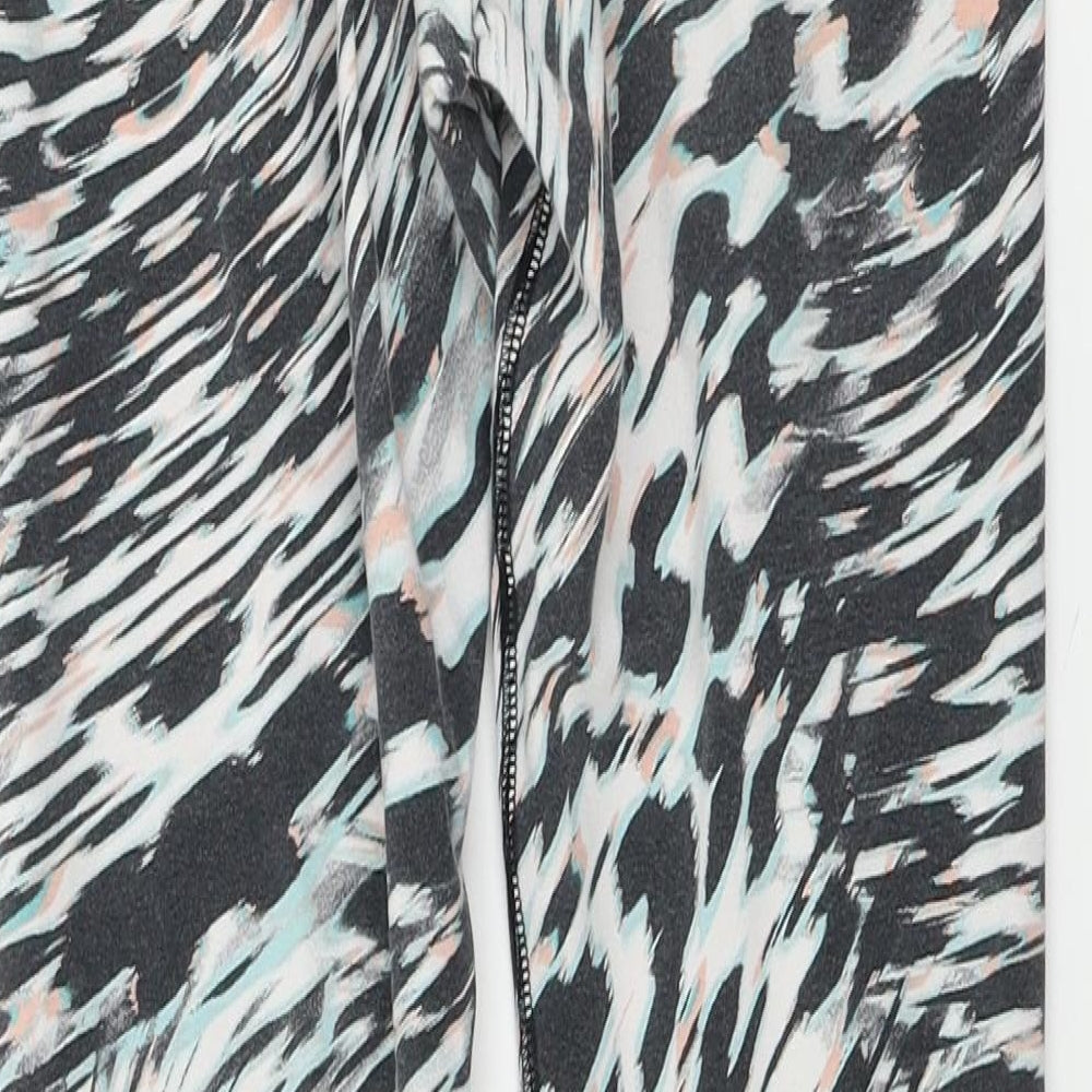 Nike  Womens White Animal Print  Jegging Leggings Size S L24 in - gym leggings