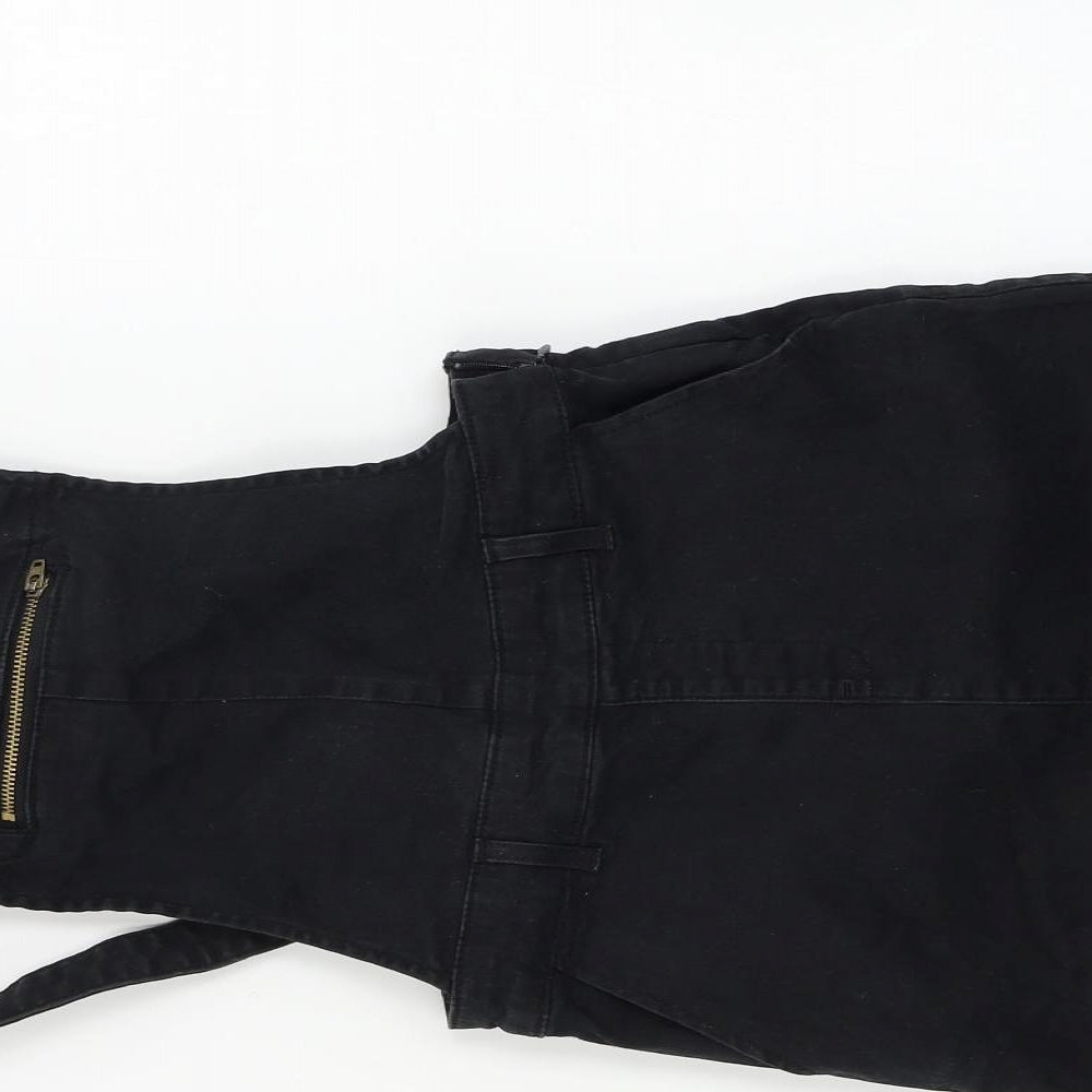 Marks and Spencer  Girls Black   Dungaree One-Piece Size 8-9 Years