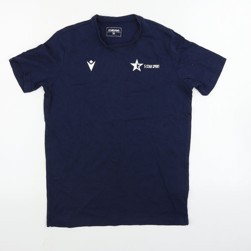 Macron  Mens Blue    T-Shirt Size XS