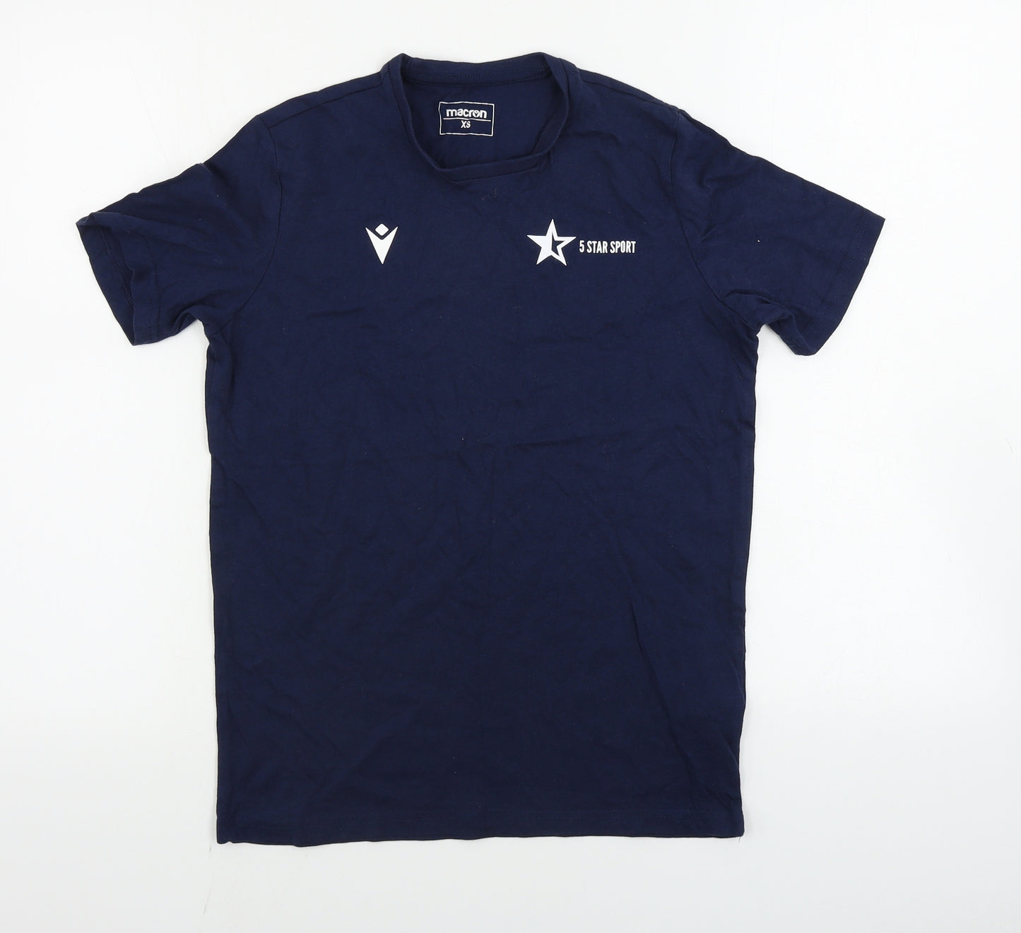 Macron  Mens Blue    T-Shirt Size XS