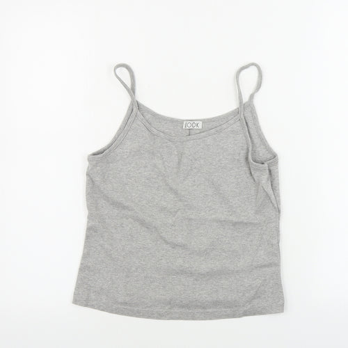 Look Womens Grey   Basic Tank Size 12
