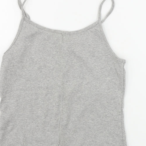 Look Womens Grey   Basic Tank Size 12