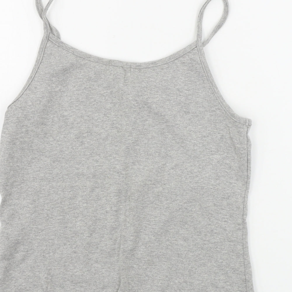Look Womens Grey   Basic Tank Size 12