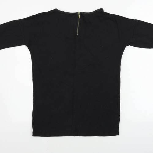 ESMARA Womens Black   Basic T-Shirt Size S