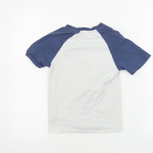 Marks and Spencer  Boys White   Basic T-Shirt Size 6-7 Years
