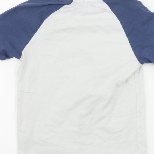 Marks and Spencer  Boys White   Basic T-Shirt Size 6-7 Years