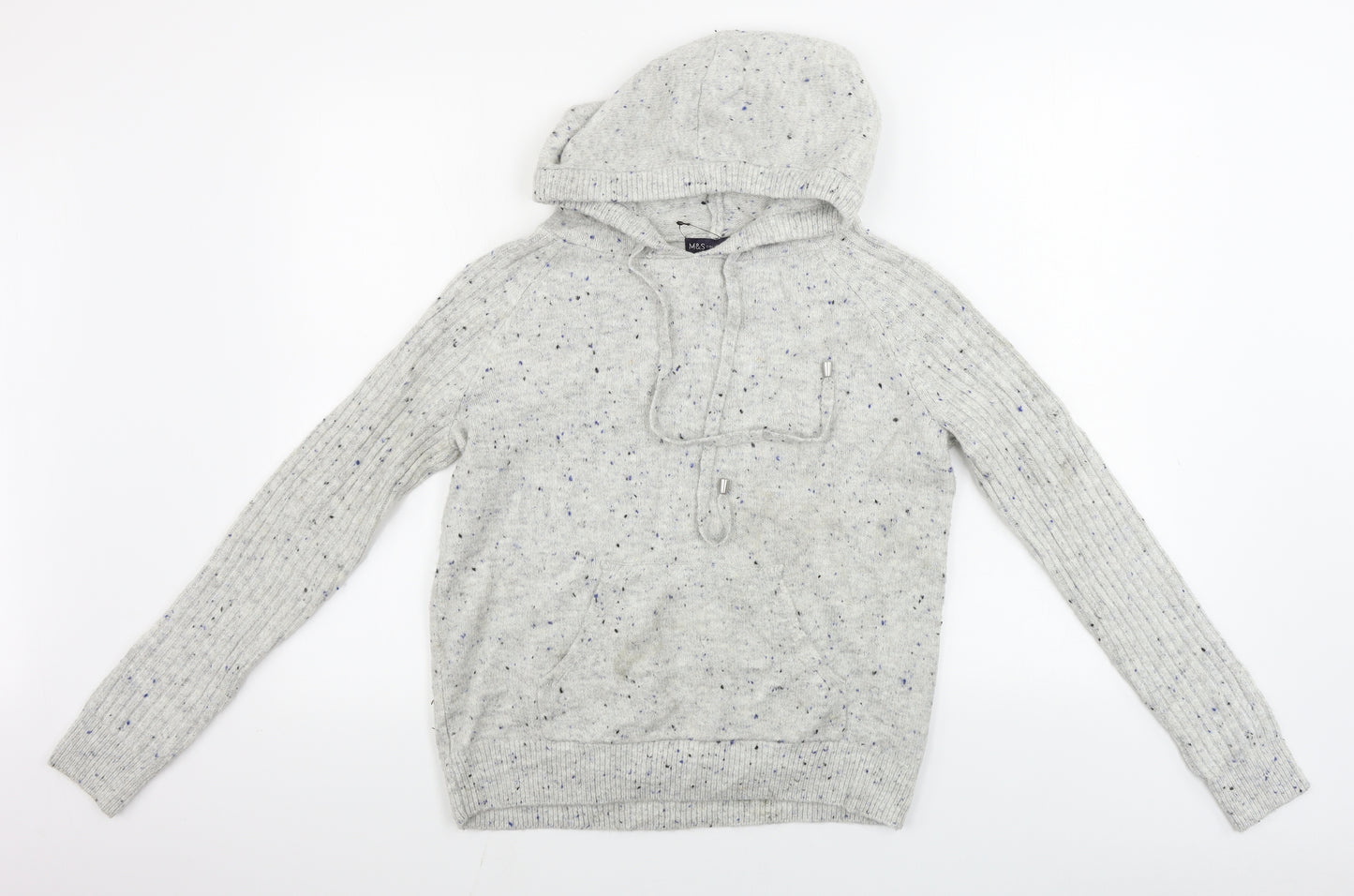 Marks and Spencer  Womens Grey   Pullover Hoodie Size XS