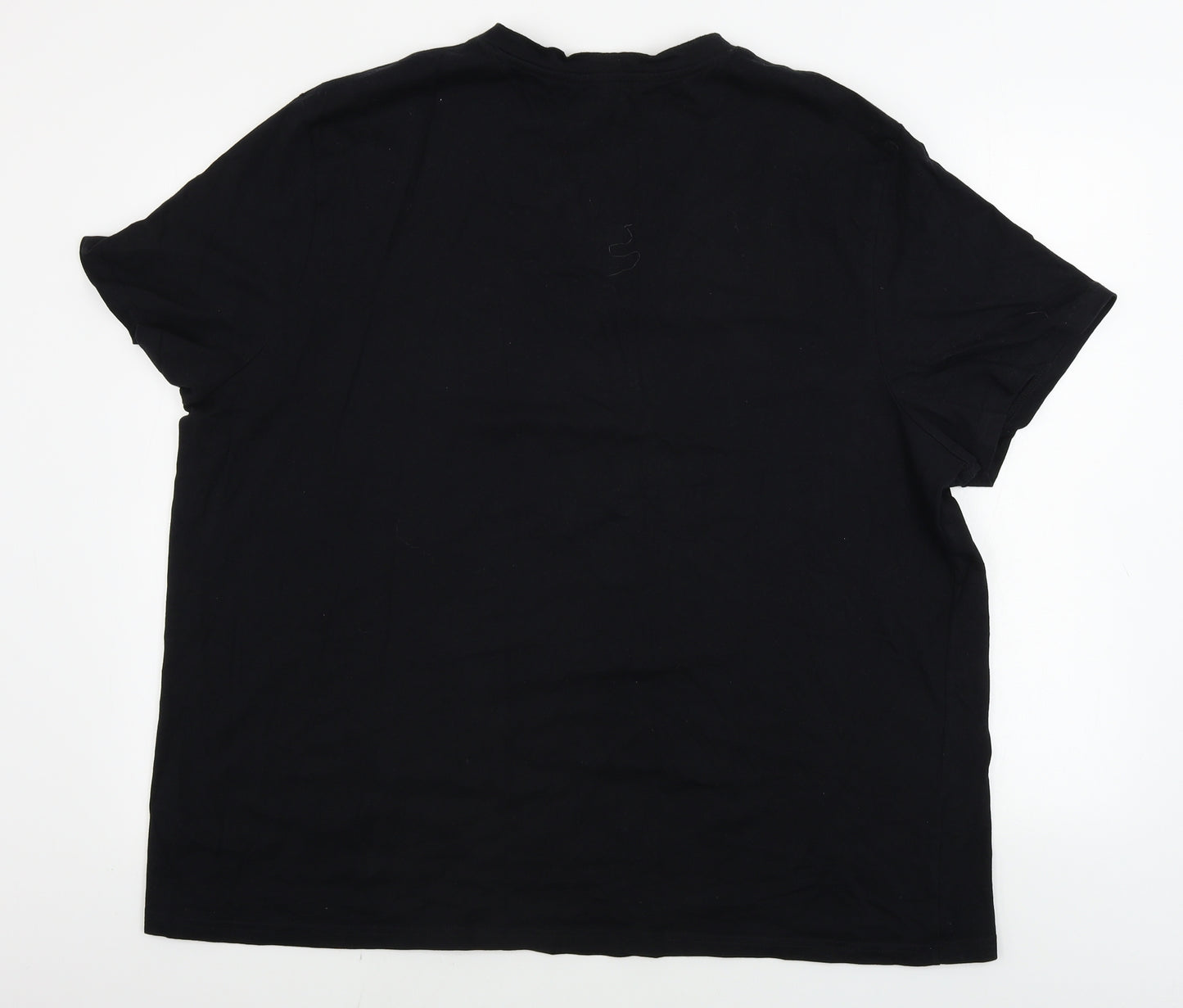 George  Mens Black    T-Shirt Size 3XL