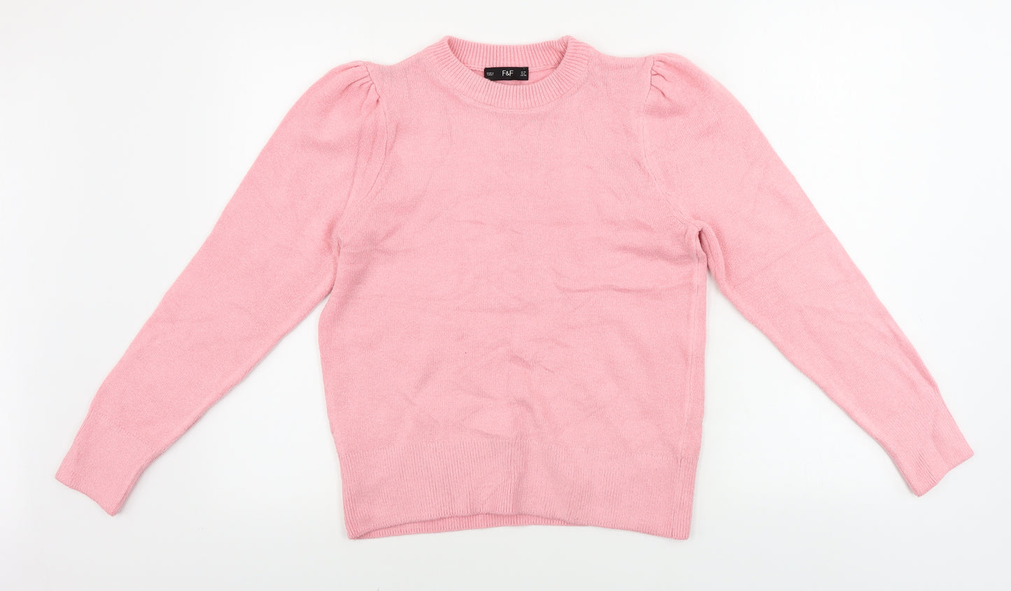 F&F  Womens Pink   Pullover Jumper Size 10