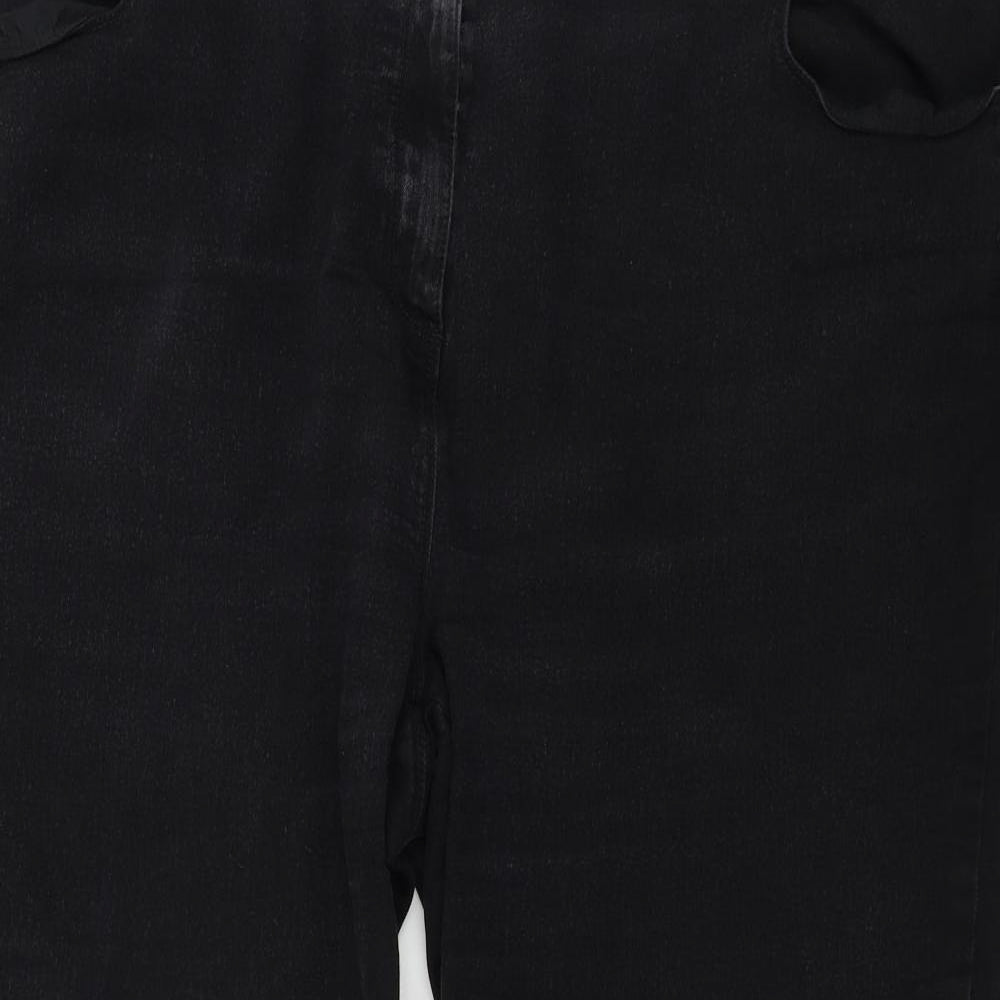 Bonmarché  Womens Black   Jegging Trousers Size 24 L25 in