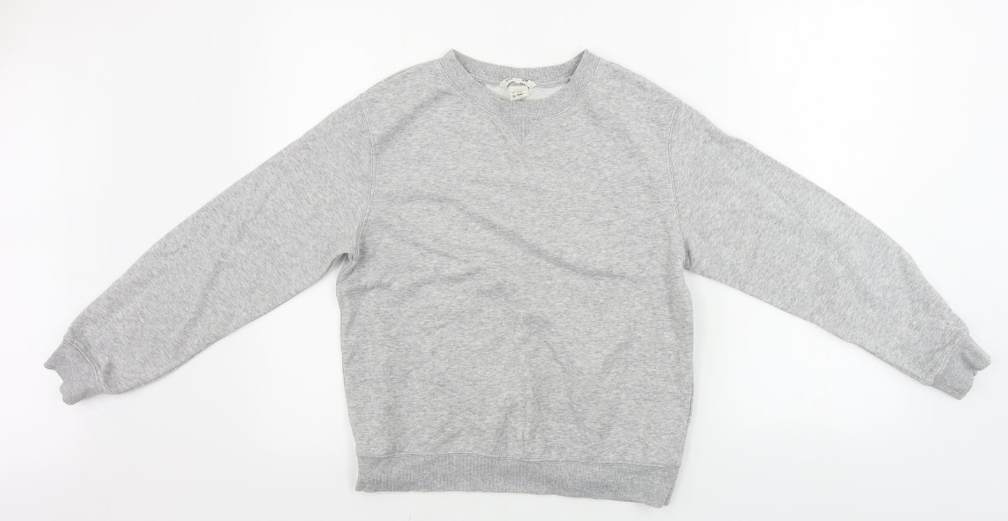 H&M  Boys Grey   Pullover Jumper Size 10-11 Years