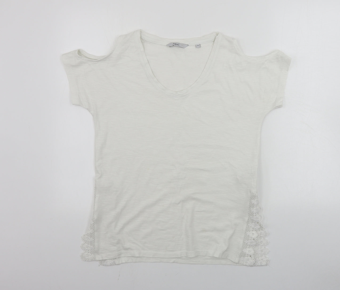 NEXT  Womens White   Basic T-Shirt Size 10