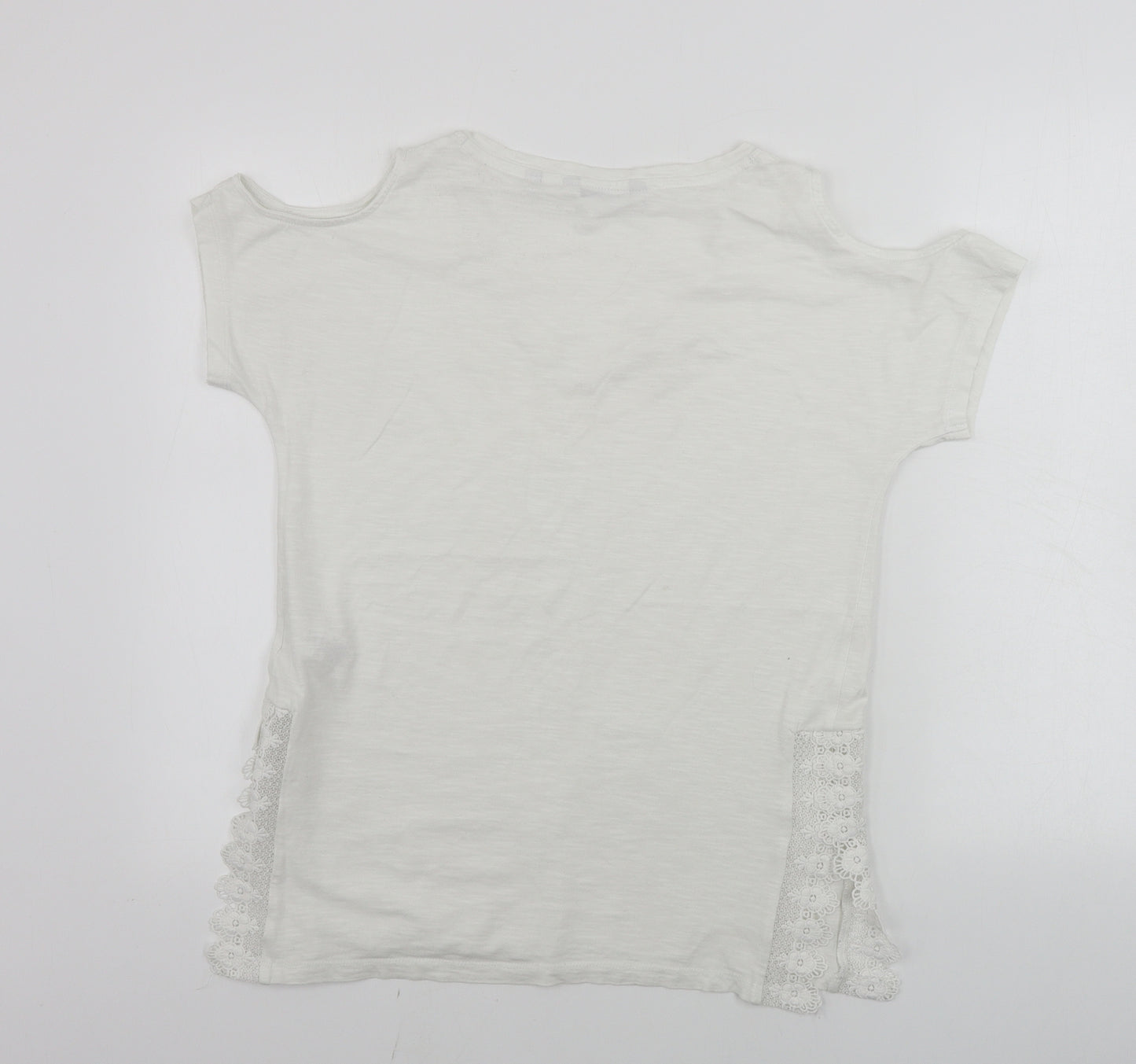 NEXT  Womens White   Basic T-Shirt Size 10