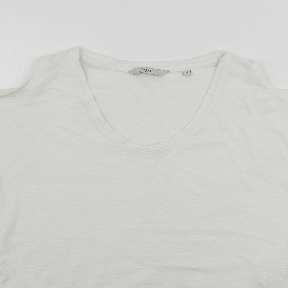NEXT  Womens White   Basic T-Shirt Size 10