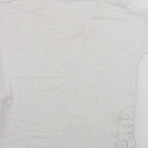 NEXT  Womens White   Basic T-Shirt Size 10