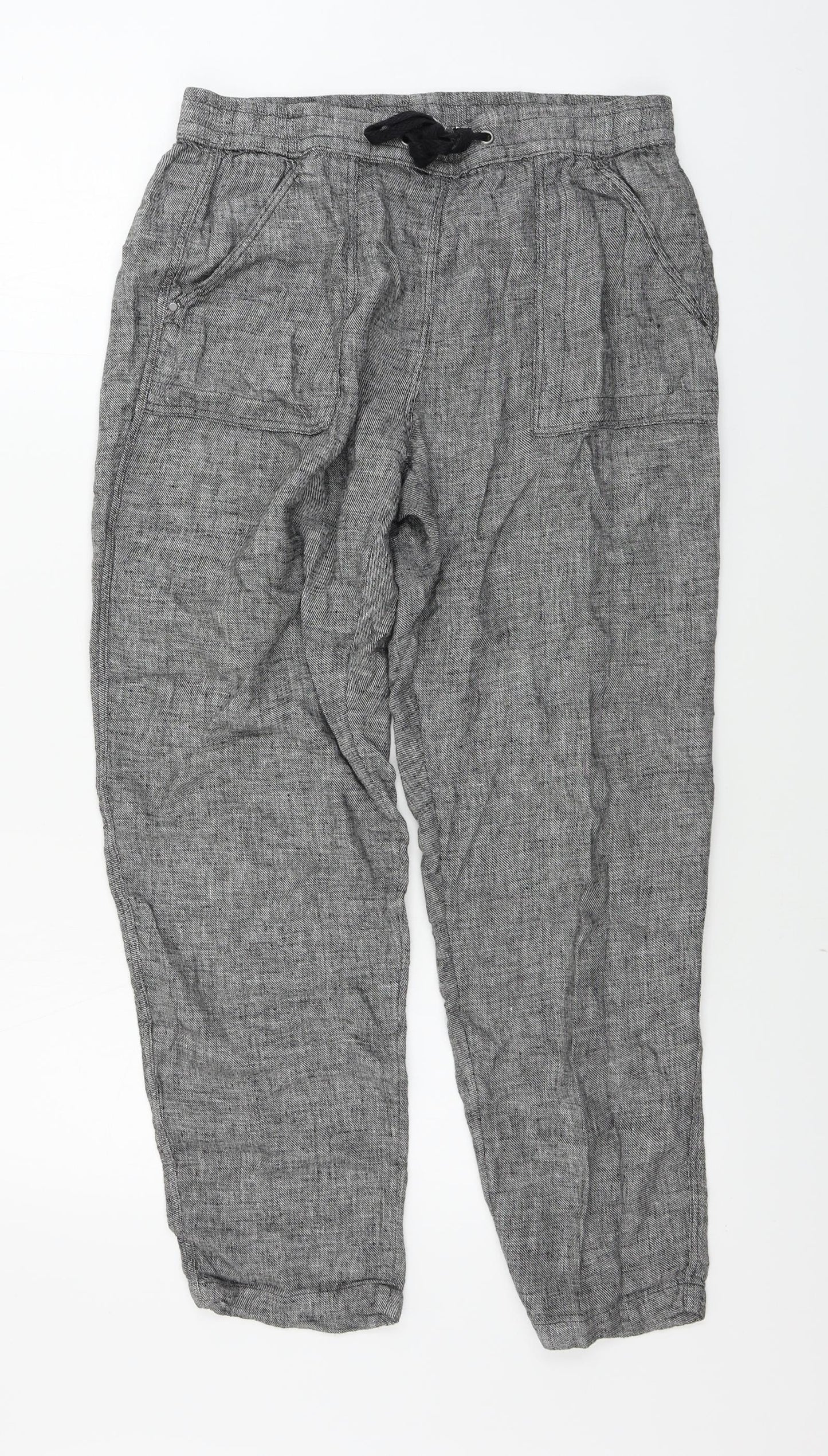 Nutmeg  Womens Grey   Trousers  Size 12 L24 in