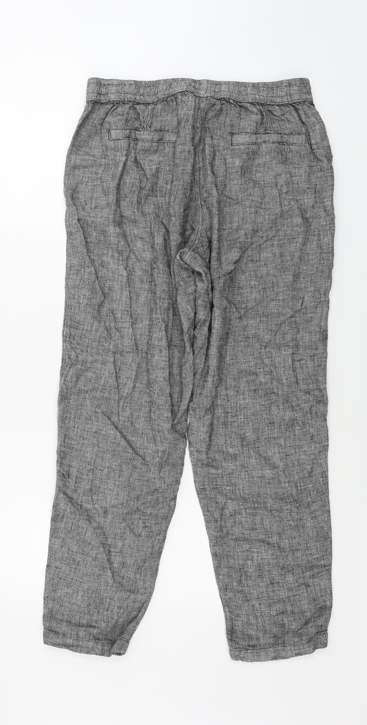 Nutmeg  Womens Grey   Trousers  Size 12 L24 in