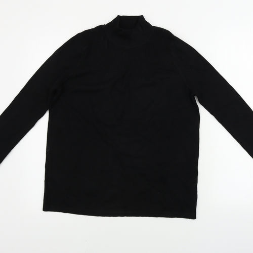 Nutmeg  Womens Black   Pullover Jumper Size 12