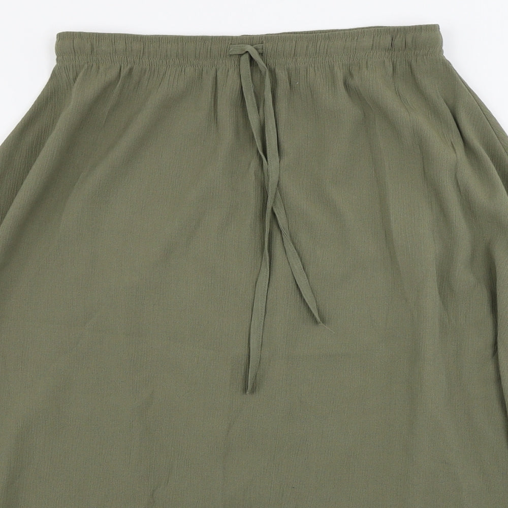 Damart  Womens Green   A-Line Skirt Size 12