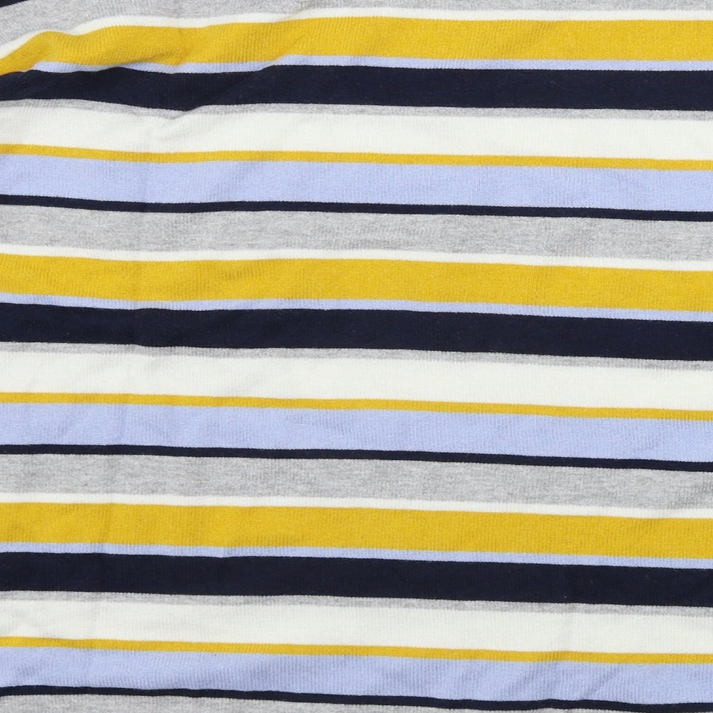 Bonmarché  Womens White Striped  Pullover Jumper Size 22