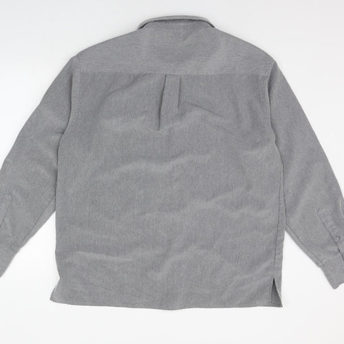 Peter Werth Mens Grey    Button-Up Size XL