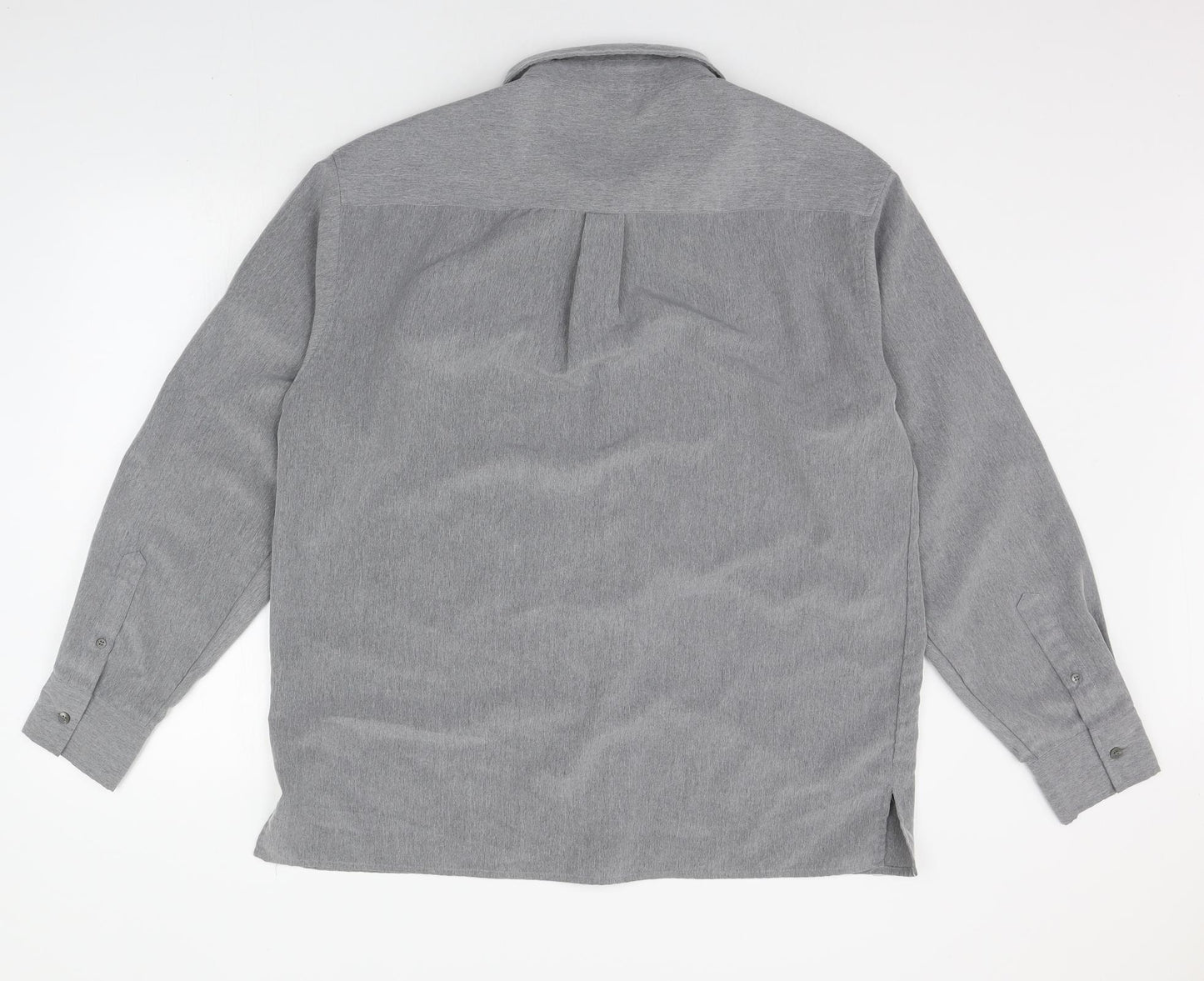 Peter Werth Mens Grey    Button-Up Size XL