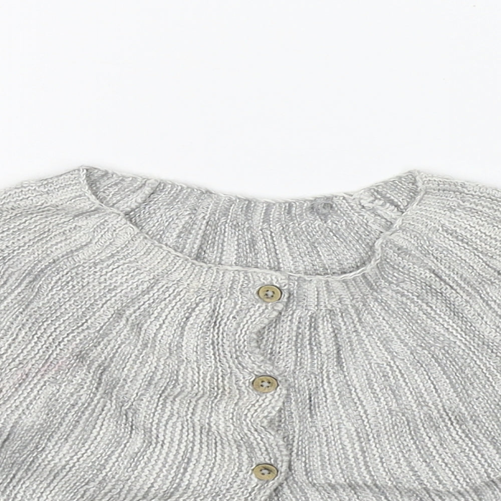 TU Baby Grey   Cardigan Jumper Size 9-12 Months