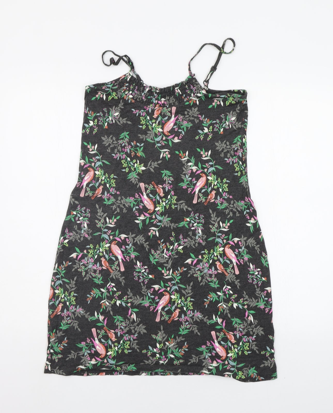 Marks and Spencer Womens Grey Floral  Top Dress Size 10