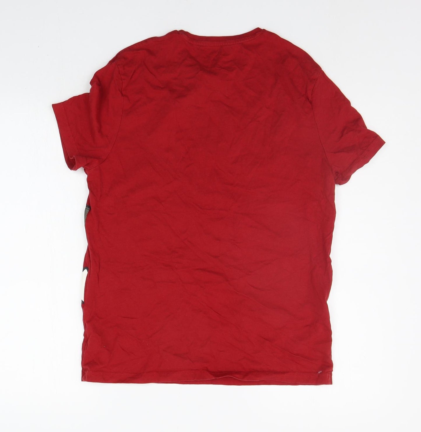George Mens Blue    T-Shirt Size S  - Christmas