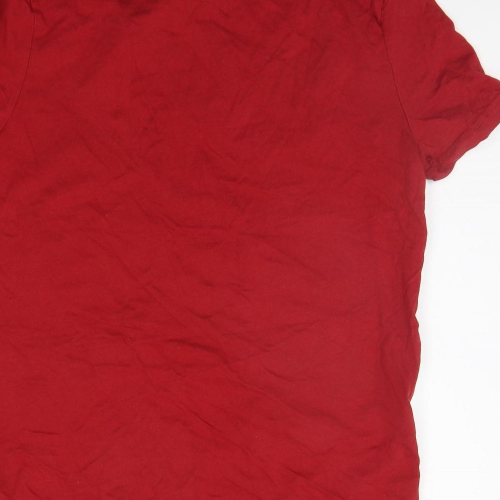 George Mens Blue    T-Shirt Size S  - Christmas