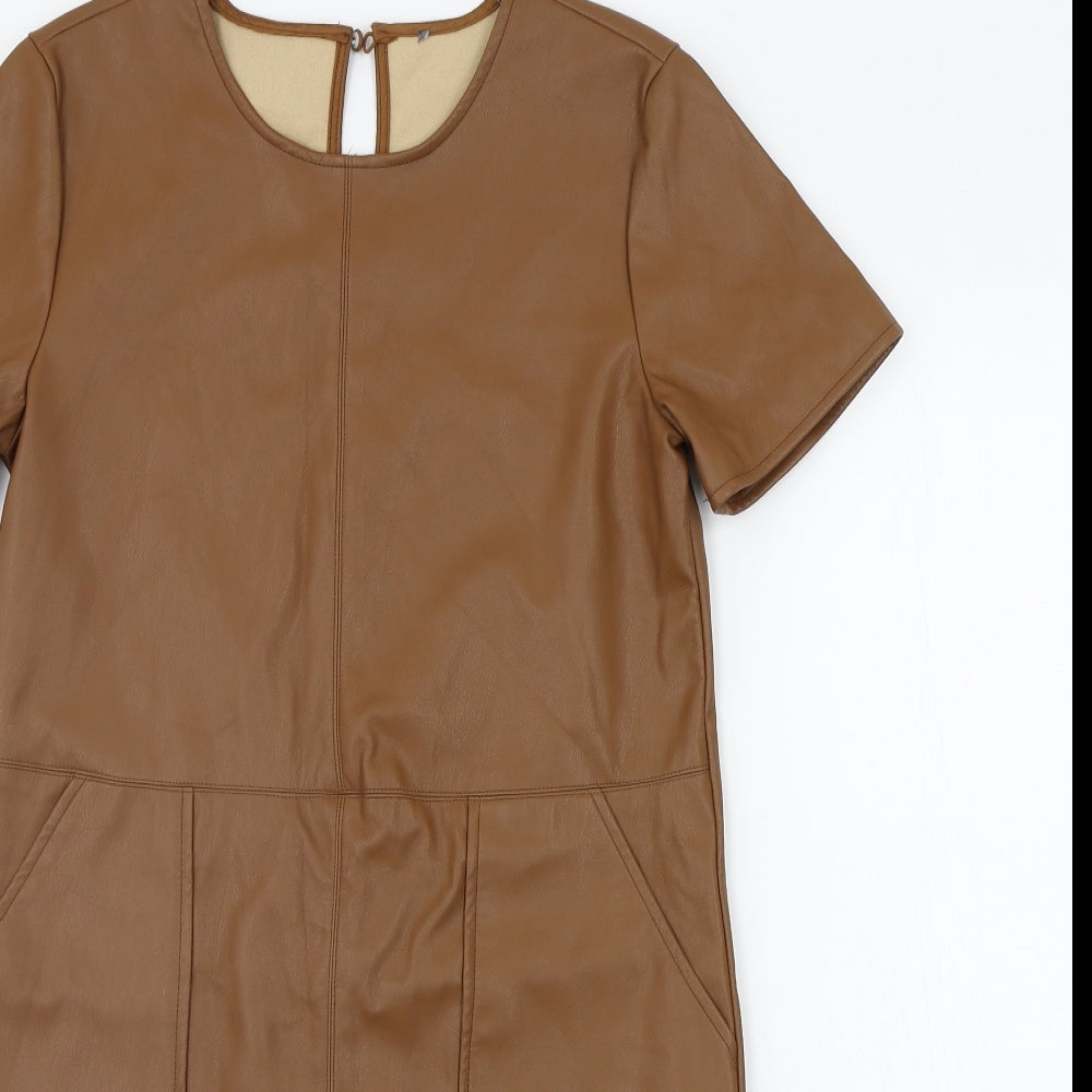 Primark Womens Brown   A-Line  Size 10