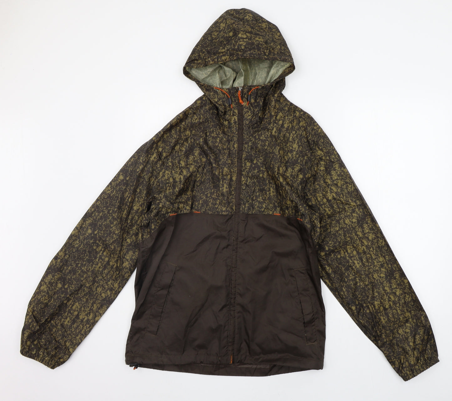 DECATHLON Womens Green Geometric  Jacket Coat Size S
