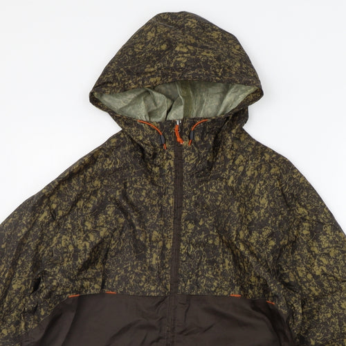 DECATHLON Womens Green Geometric  Jacket Coat Size S