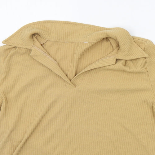 TU Womens Beige   Basic Polo Size 16
