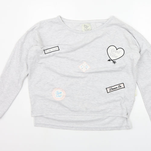 LOVE TO LOUNGE Womens Grey   Pullover Jumper Size S