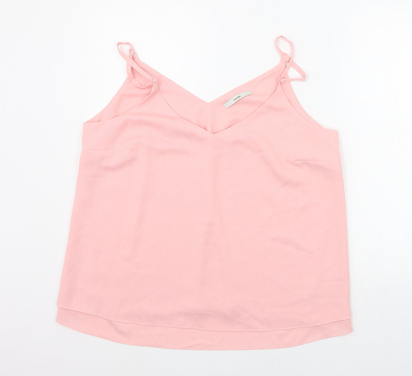 George Womens Pink   Basic Tank Size 16