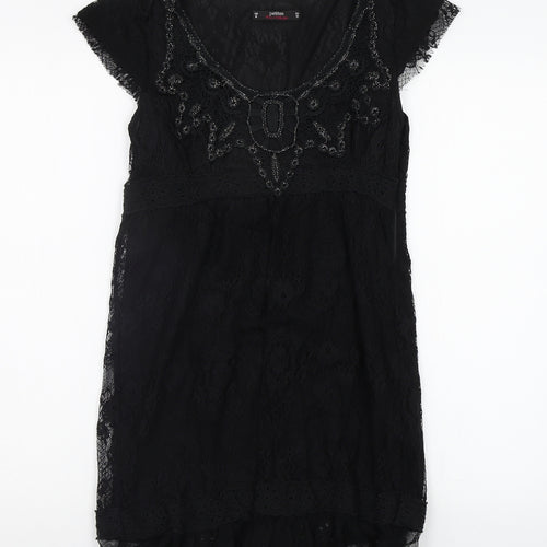 Miss Selfridge Womens Black   A-Line  Size 10